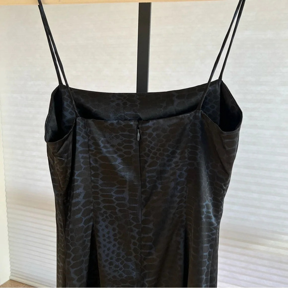 Anine Bing Valentine Silk Mini Slip Dress Black Navy XS NWT Party Contemporary - Picture 7 of 8